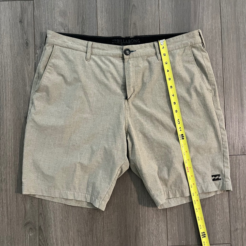 Billabong Crossfire Submersibles Hybrid Shorts Mens 36 Khaki Tan Stretch Chino - Picture 3 of 9